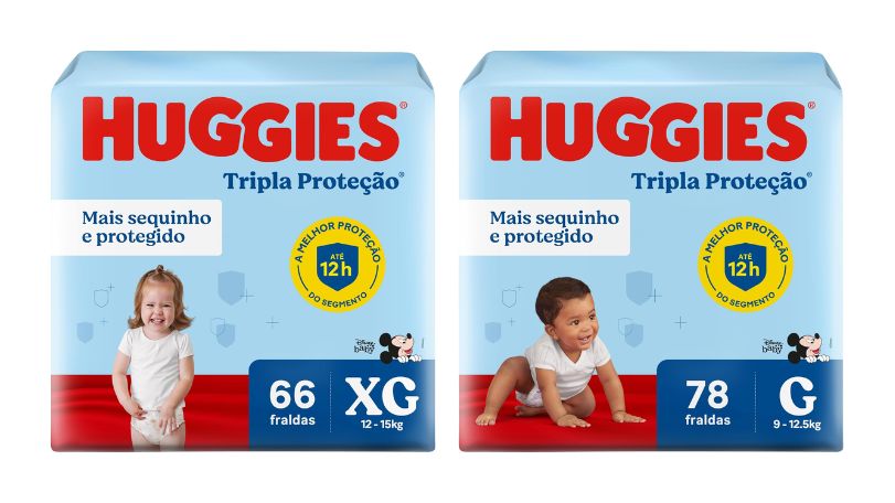 Fraldas Huggies Azul são Boas